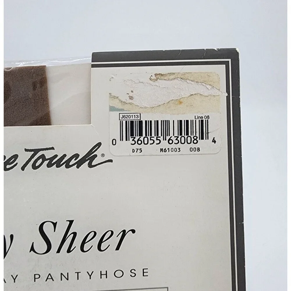 Sears Nice Touch Day Sheer‎ Hug-alon Regular Panty Sandal Foot Pantyhose Size C